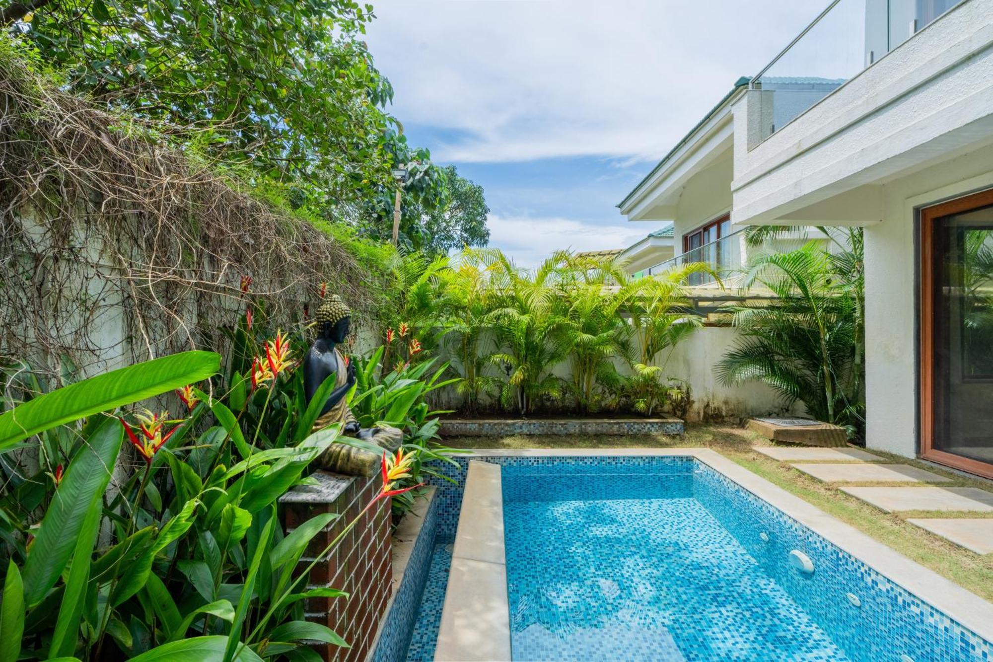 Elivaas 3 Bhk Pvt Pool & Bar - Villa Valerie Oxel Exterior photo