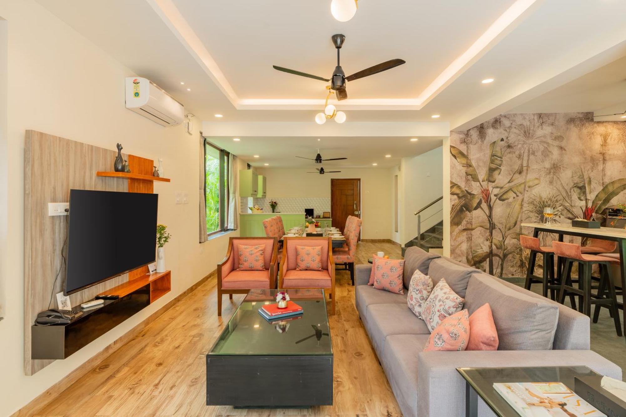 Elivaas 3 Bhk Pvt Pool & Bar - Villa Valerie Oxel Exterior photo