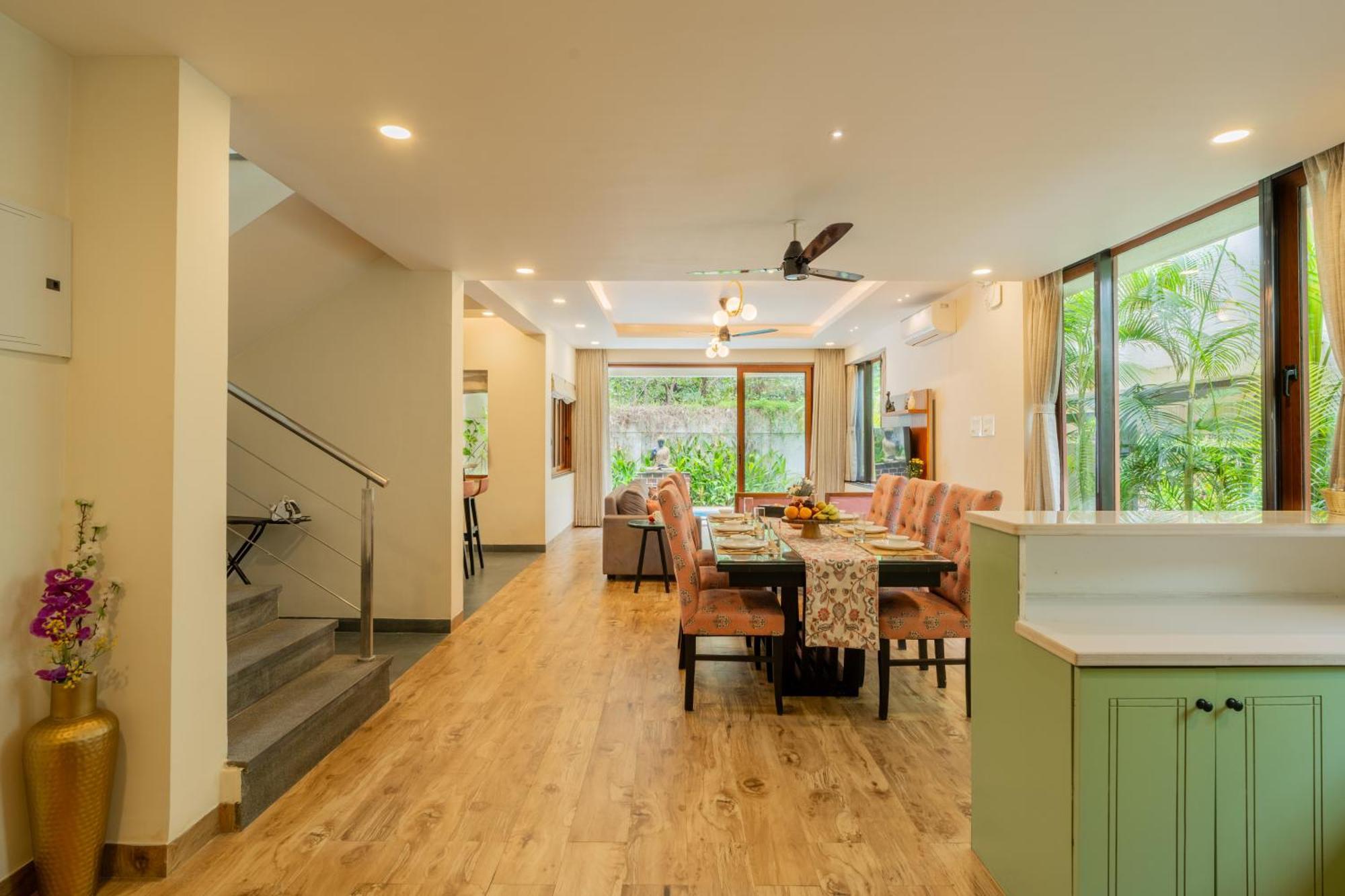 Elivaas 3 Bhk Pvt Pool & Bar - Villa Valerie Oxel Exterior photo